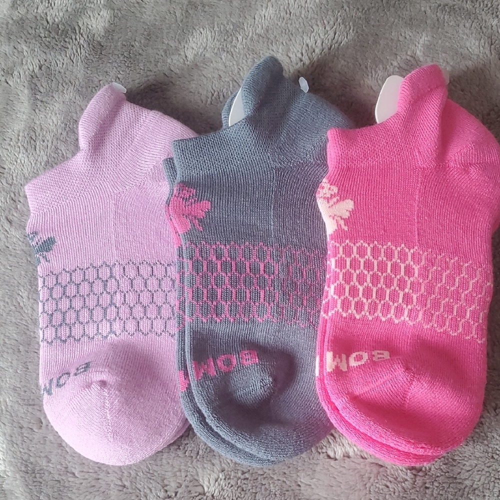 Set Of 3 Bombas , No Show Socks, NWOT - Picture 2 of 3